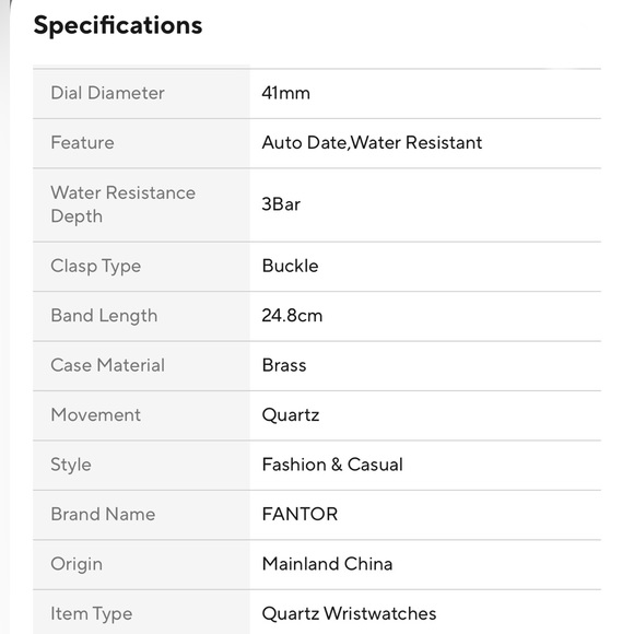 Designer - Fantor Men's Leather Casual Thin Minimalist Chronograph Quartz Watch - Picture 13 of 16